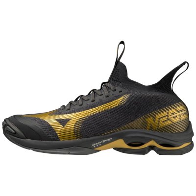 Zapatillas Para Voleibol Mizuno WAVE Lightning Neo2 Mujer Negros / Dorados - Chile M217BOPMQJ